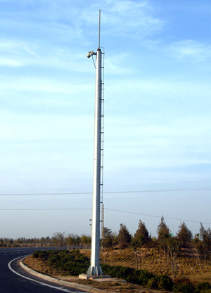 lIGHTING ROD POLE