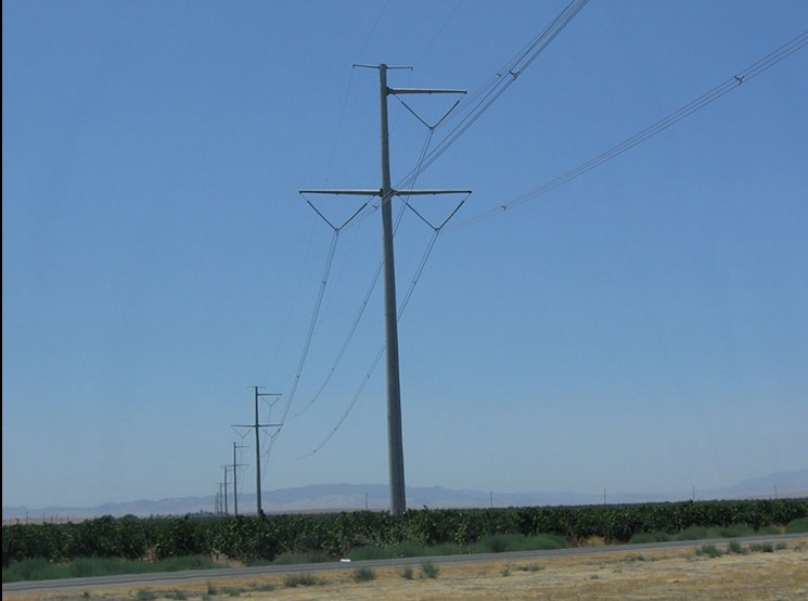 500KV SINGLE CIRCUIT TUBULAR STEEL TOWER (TSP)