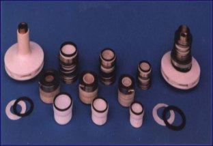 Low Friction Coefficient / High Resistant Ptfe Machining Spare Part Of Pump