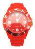 Round Silicone Ice Style Gift Watch Waterproof Wrist Watches