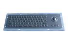 Panel Mount Industrial Mini Keyboard Long Stroke With Mechanical Trackball