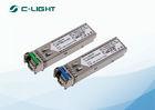 20km SMF BIDI SFP 155M 100BX Fast Ethernet , Fiber Optic Transceiver