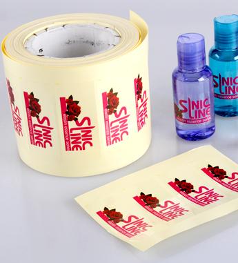 Clear PVC sticker labels for cosmetics fom factory direct