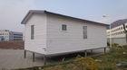 White Eco Friendly Prefab Mobile Homes / Light Steel Log Mobile Homes