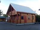Wooden Style Modular Homes Bungalow / Sound-Proof Prefab Bungalow