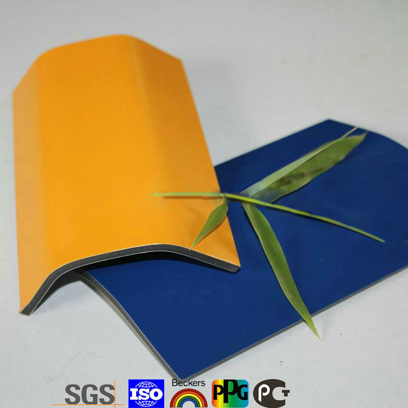 PVDF/PE coating aluminium composite panel with 4mm 3mm 5mm thick