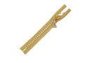 Eco-friendly 10# Colored Single Split Diamond Zippers For Underwear , Bra