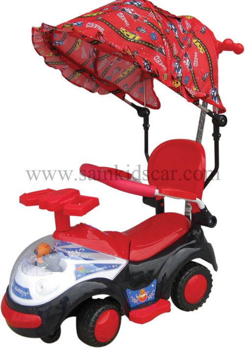 toddler ride on swing car 993-BH3 with tent