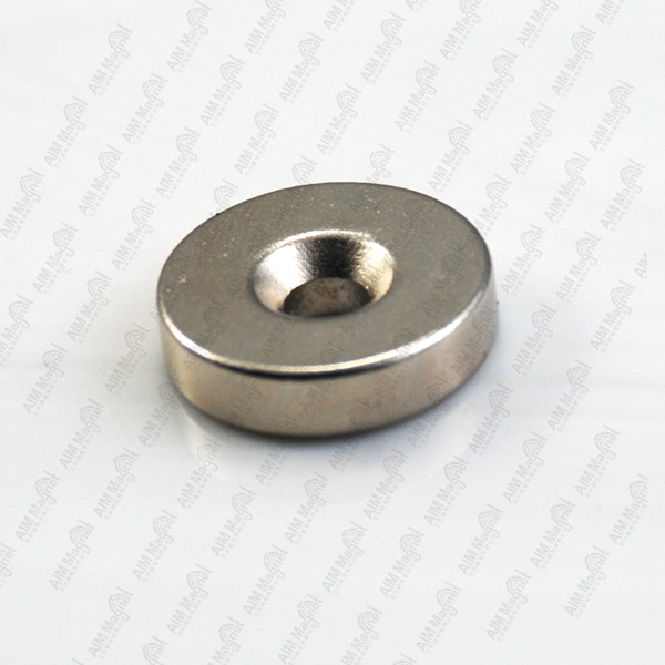 Cylinder Neodymium Magnet with Countersunk Hole