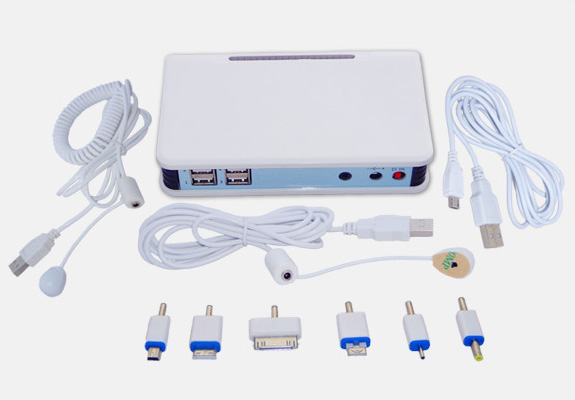 4 port rechargeable and alarm anti-theft device 