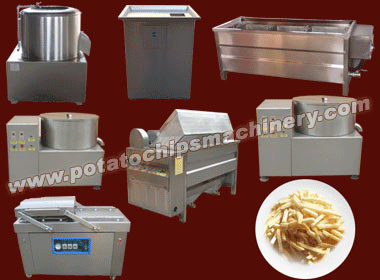 Semi-automatic Frozen French Fries Plant