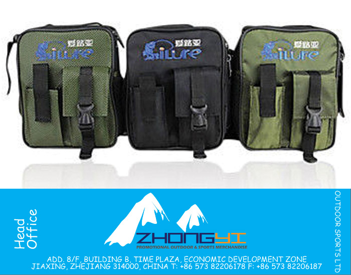 Multi Purpose soft side compartment camouflage fishing tackle bags 