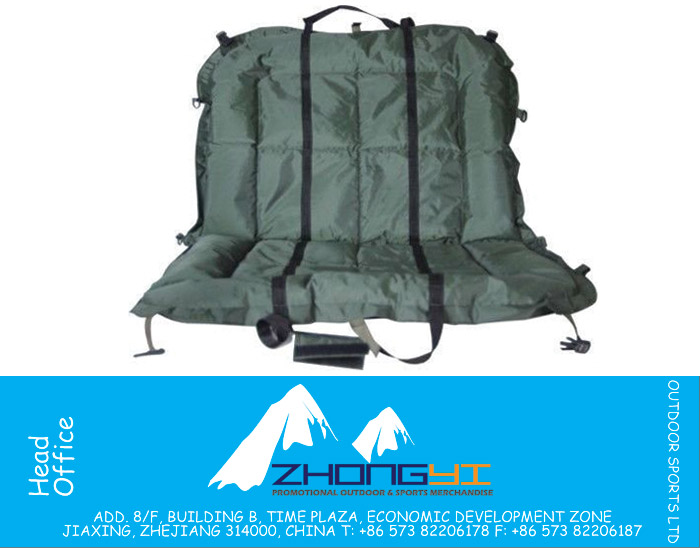 Traveling dark green Waterproof fishing unhooking mat with PVC coating
