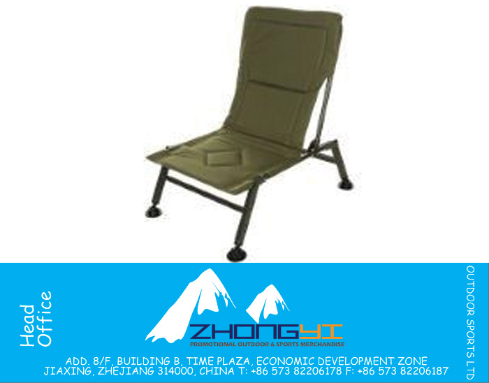 Light weight 4 telescopic adjustable legs stable square shape Carp fishing folding chair