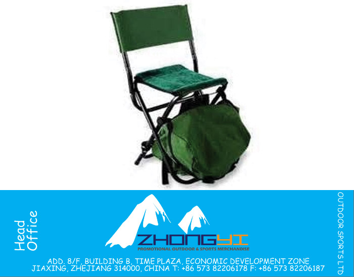 Green lightweight Foding adult fishing chair Fishing Tackle Set  