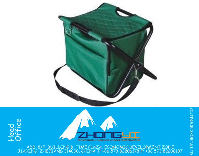 Foldable oxford fabric eco friendly green Fishing Tackle Set fishing chair with bags