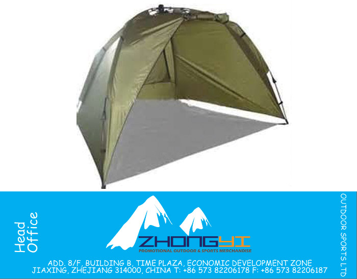Durable outdoor one layer green Sun shelter Fishing Tackle Set fishing tent for camping