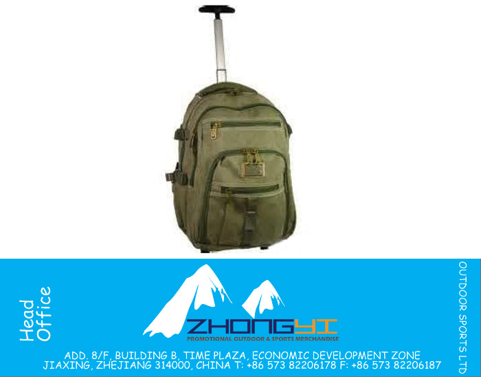 Lightweight Adjustable stap traveling camping army green bag rucksack carp fishing tackle