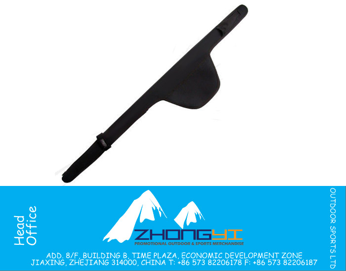 Neoprene Black Fishing Rod Case cover carrier holder bag corefishing