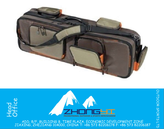 Durable Fishing Rod Gear Bait Tackle Bag Ice Pole Case Shanty Reel Travel Padded 