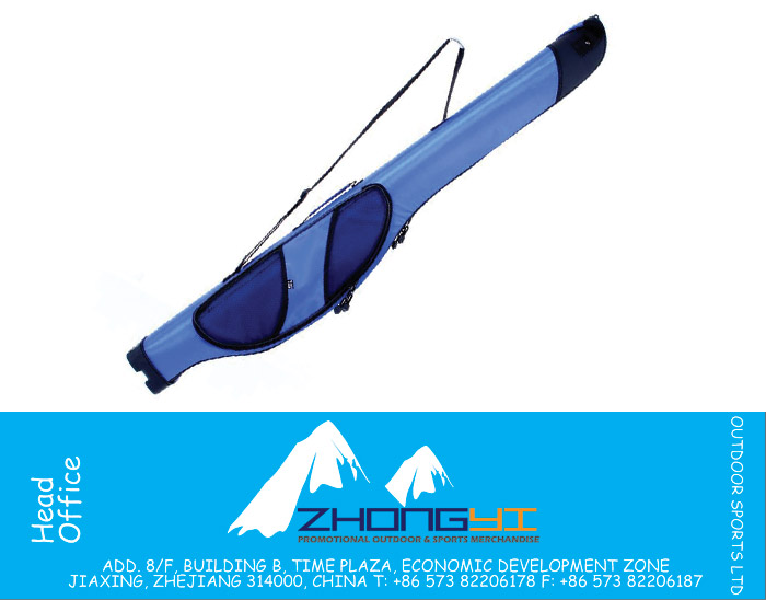 Blue Fishing Rod Pole Shoulder Carrying Gear