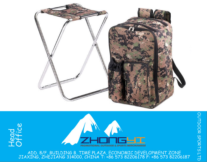 Outdoorsman Camouflage Backpack Chair 