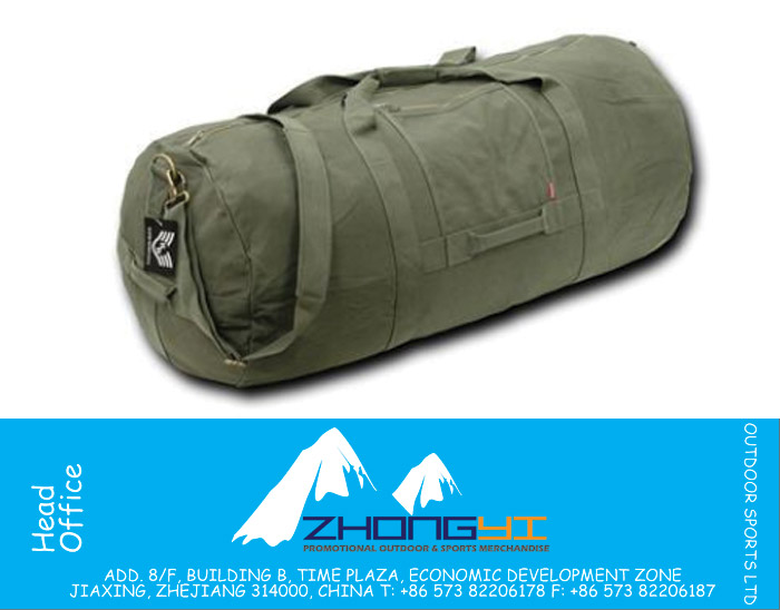 Large Side Zip Duffel Bag 