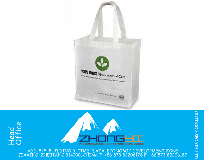 100% nonwoven, soft textured polypropylene shopping Bag