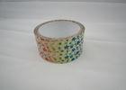 38mm x 66m Clear Low Noise Custom Printed Packing Tapes For Sealing