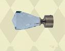 Curtain Rod Crystal Finial and Curtain Accessory , Glass Curtain Rod Finial