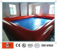 0.9mm PVC tarpaulin Colorful Inflatable Swimming Pools for rental business / advertisement