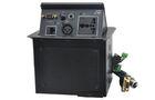 Desk Pop Up Plug Tabletop Interconnect Box With Power RJ45 XLR