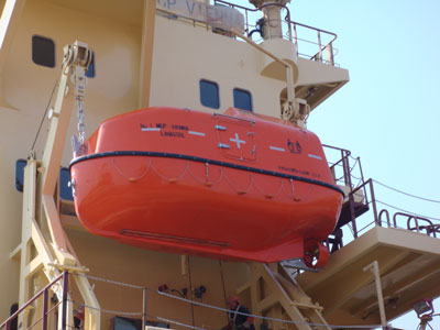 SOLAS 5M Totally Enclosed Lifeboat  for 25 Persons Saving Life