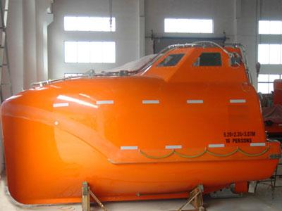 6.5M Protective Totally Enclosed Lifeboat/Solas Marine Lifeboat with Davit Price