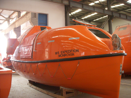 6m FRP Free-Fall Fire Protected Lifeboat for 20 Persons