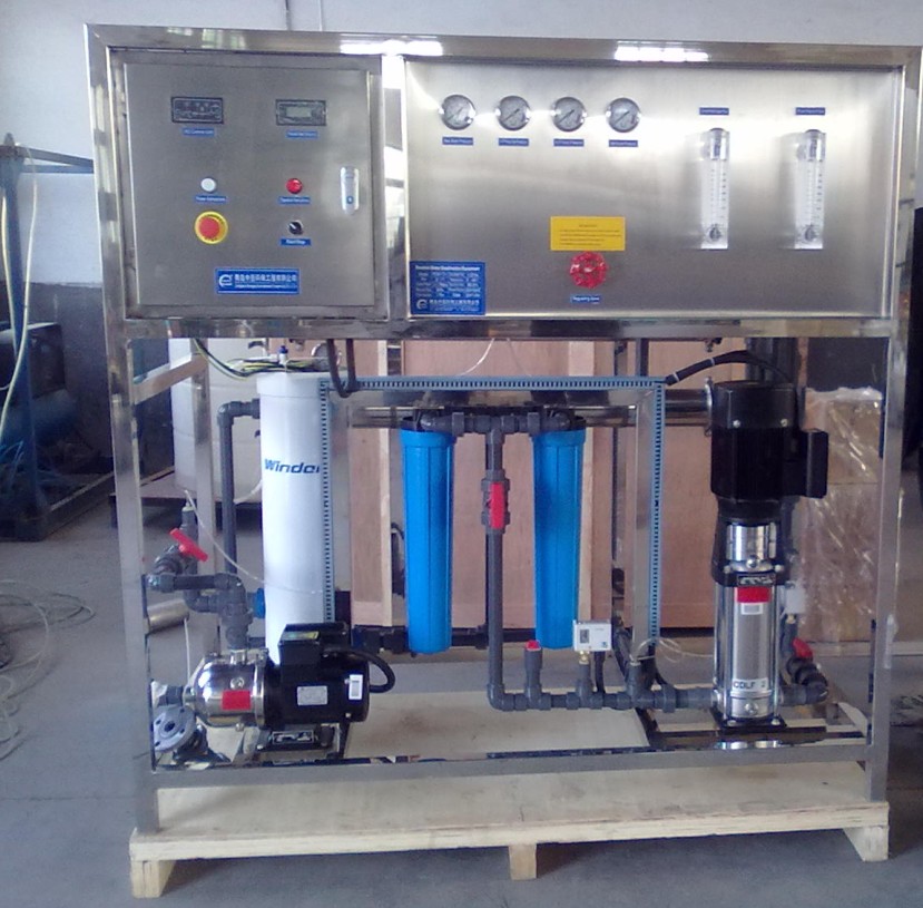 50L/H RO Seawater Desalination  Plant for Water Treatment on Board
