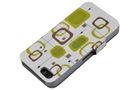 PU iPhone 4 Leather Case Cartoon Pattern Mobile Phone Protection Case