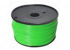 Fluorescent Green 3D Printer Fliament ABS 1.75mm For Makerbot / UP