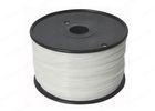 White Spool 1.75 MM ABS Filament Plastic For 3D Printer Huxley Mendel