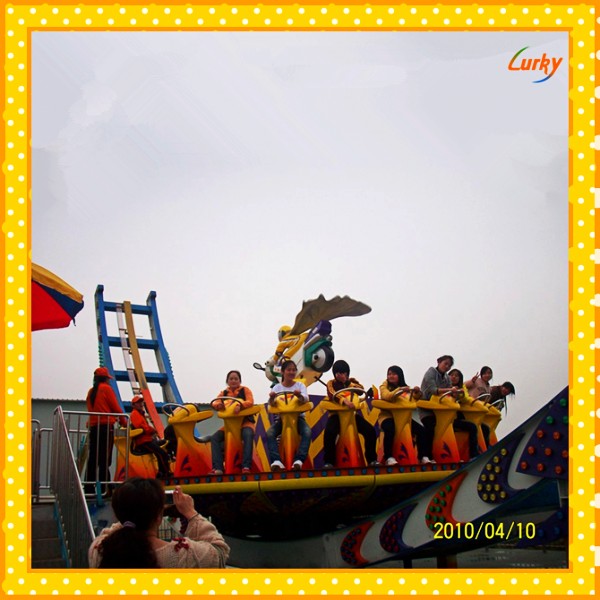 Thrill rides amusement machine flying UFO for parks