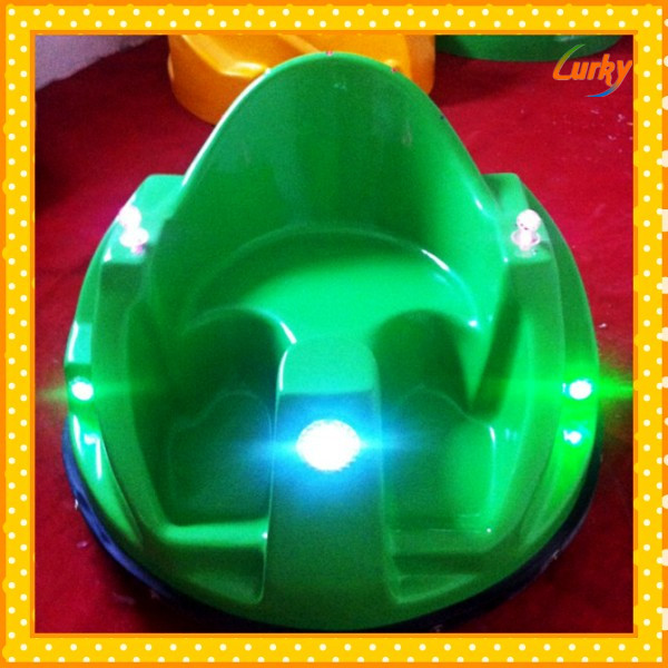 Interesting electronic UFO bumper car for amusement park rides