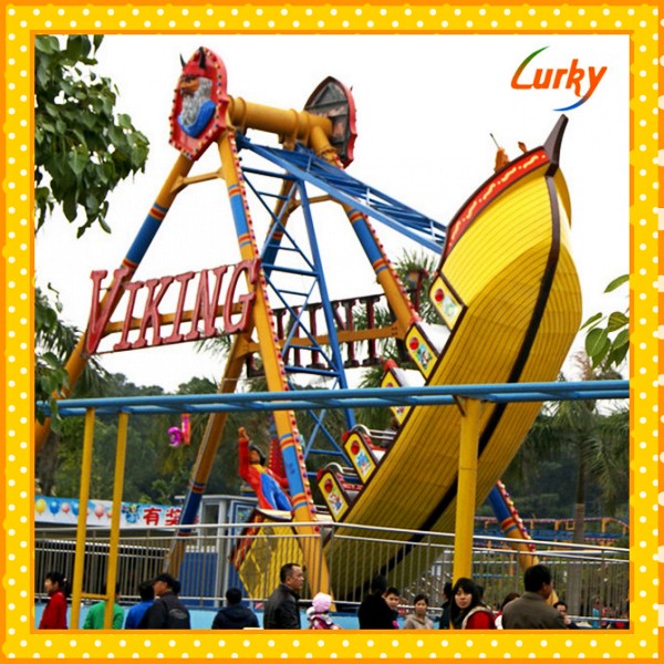 Playground equipment rides pirate ship 