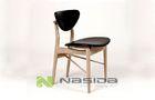 Full Leather Hans J Wegner Modern Dining Room Chairs / Sets for Restaurant and Hotel