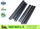 Custom MOS2 Nylon Plastic Rod, Black Nylon 6 Plastic Rod / Tube