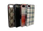 Lattice Phone Case Customize iPhone4 Protective Cover With Cloth Sticking