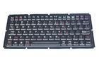 IP65 dynamic sealed & ruggedized silicone industrial backlight pc keyboard with function keys, milit