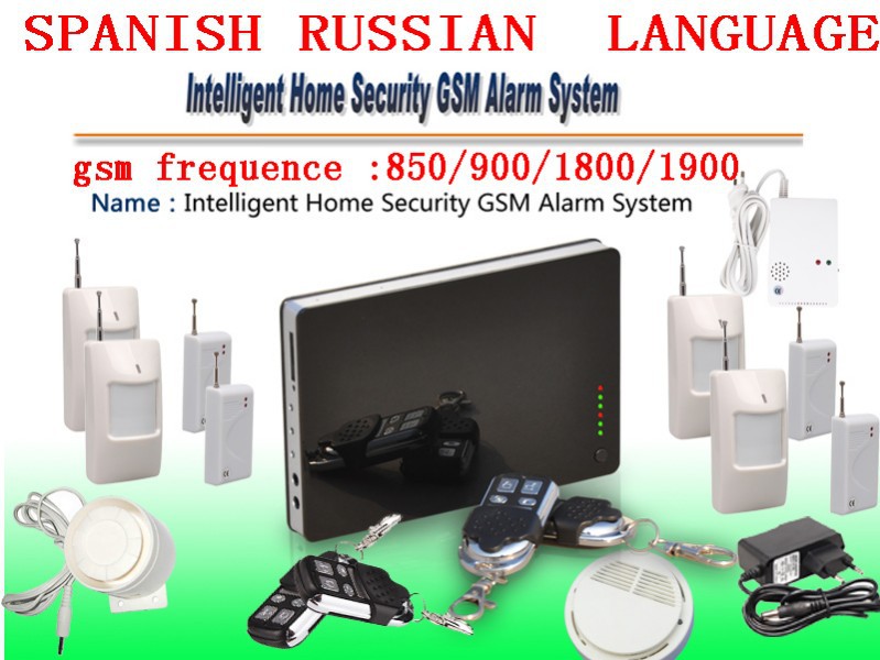 Wireless GSM Smart Home Alarm,Intelligent Home Security GSM Alarm System,Burglar alarm system,Wireless GSM alarm control panel