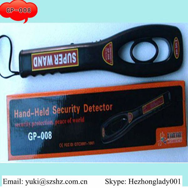 GP-008 quality handheld metel detector Email: yuki@szshz.com.cn