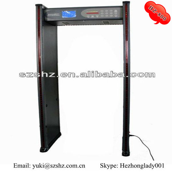 HZ-800 quality walk through metel detector Email: yuki@szshz.com.cn