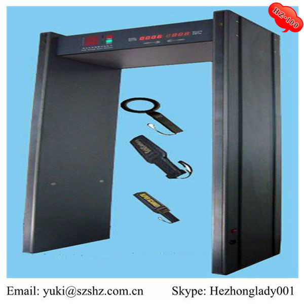 HZ-100 quality walk through metel detector Email: yuki@szshz.com.cn